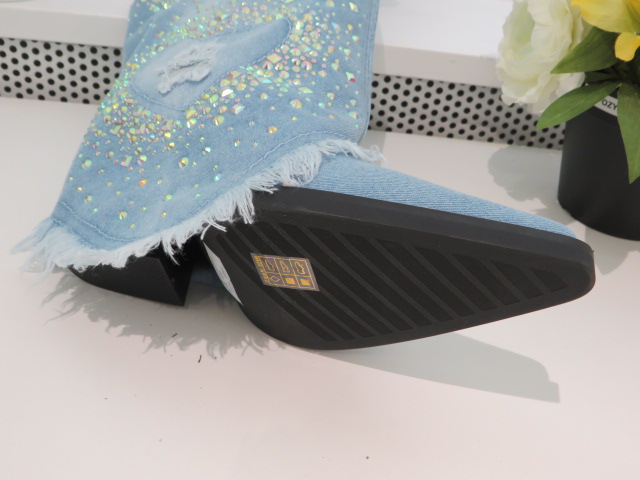 Kozaki Damskie 11CD BLUE 36-41 2