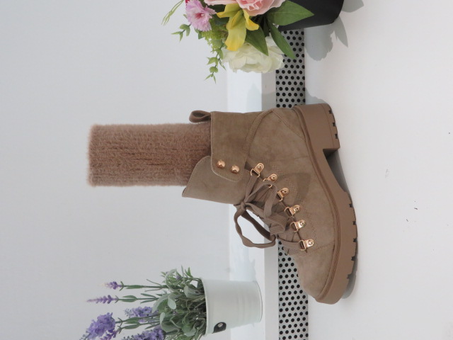Botki Damskie 9579-1 KHAKI 36-41