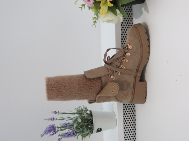 Kozaki Damskie 9579-1 KHAKI 36-41 1