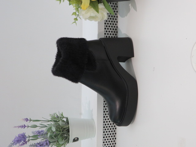 Botki Damskie 9560A BLACK 36-41