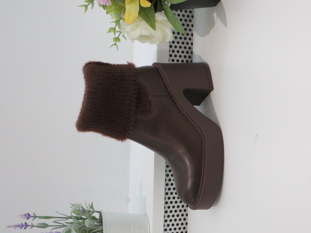 Botki Damskie 9560A BROWN 36-41