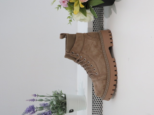 Botki Damskie 9606 KHAKI 36-41