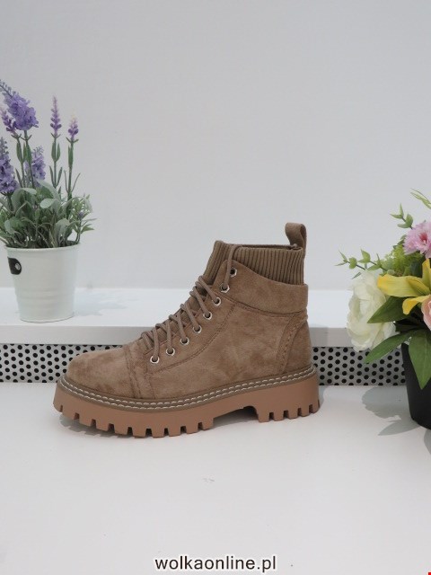 Botki Damskie 9606 KHAKI 36-41