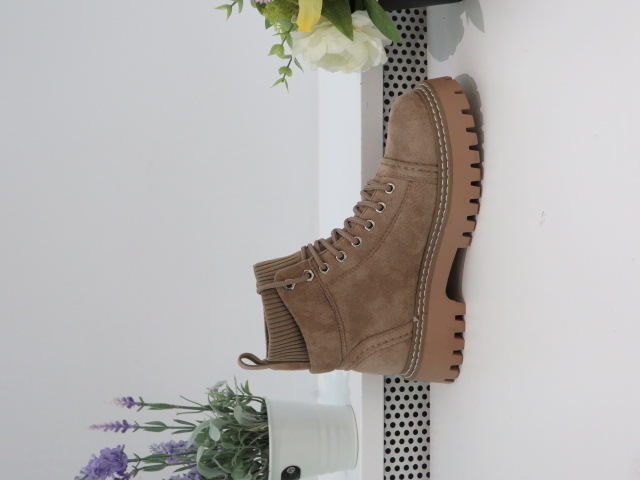 Kozaki Damskie 9606 KHAKI 36-41 1