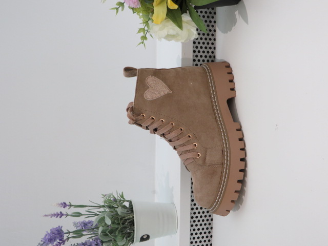 Botki Damskie 9568A-2 KHAKI 36-41