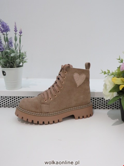 Botki Damskie 9568A-2 KHAKI 36-41