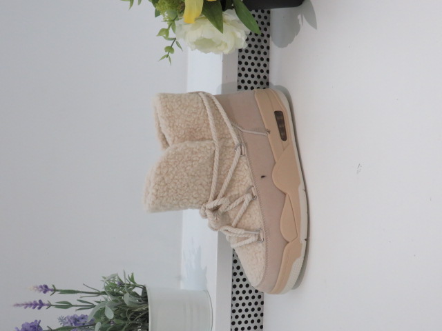 Botki Damskie 21-Q103 BEIGE 36-41