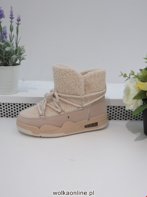 Botki Damskie 21-Q103 BEIGE 36-41