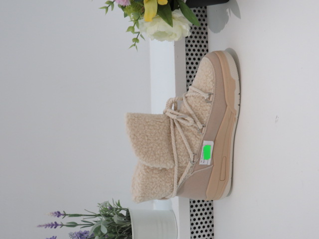 Botki Damskie 21-Q103 BEIGE 36-41 1