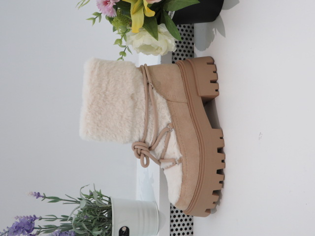 Botki Damskie 9523 BEIGE 36-41