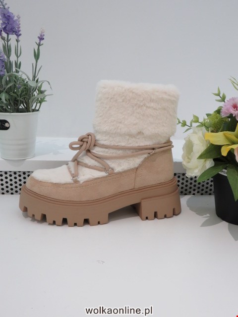 Botki Damskie 9523 BEIGE 36-41