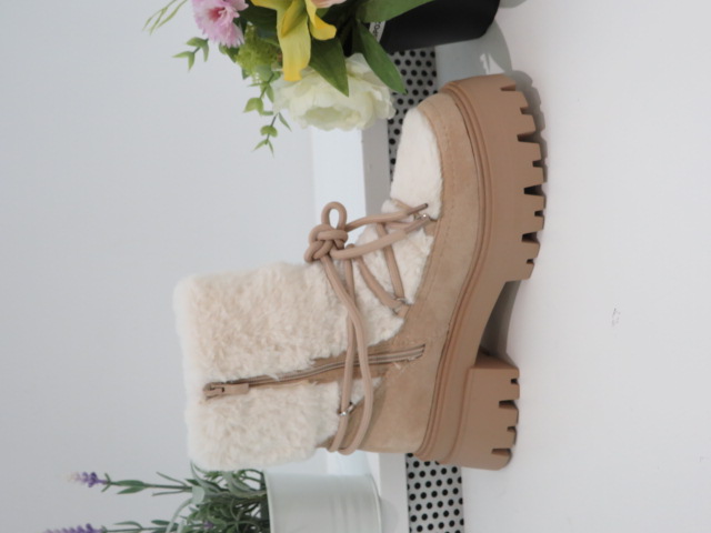 Botki Damskie 9523 BEIGE 36-41 1