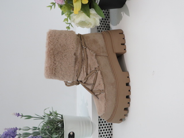 Botki Damskie 9523 KHAKI 36-41