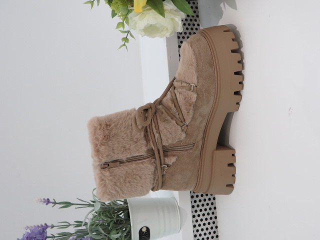 Botki Damskie 9523 KHAKI 36-41 1
