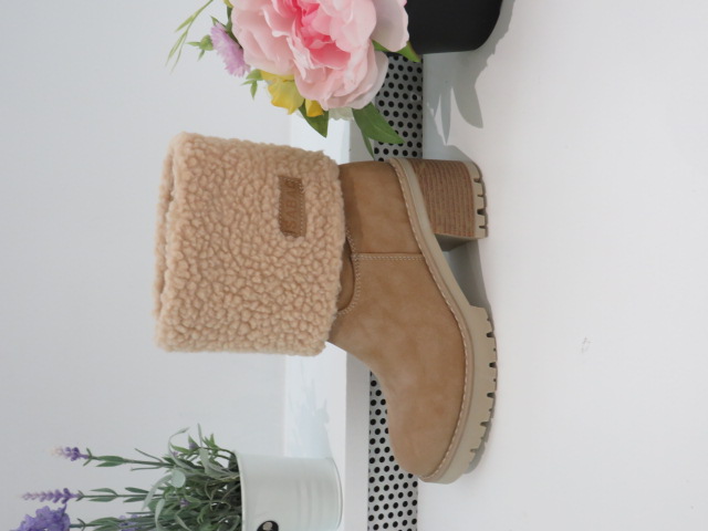 Botki Damskie 1537-GA BEIGE 36-41