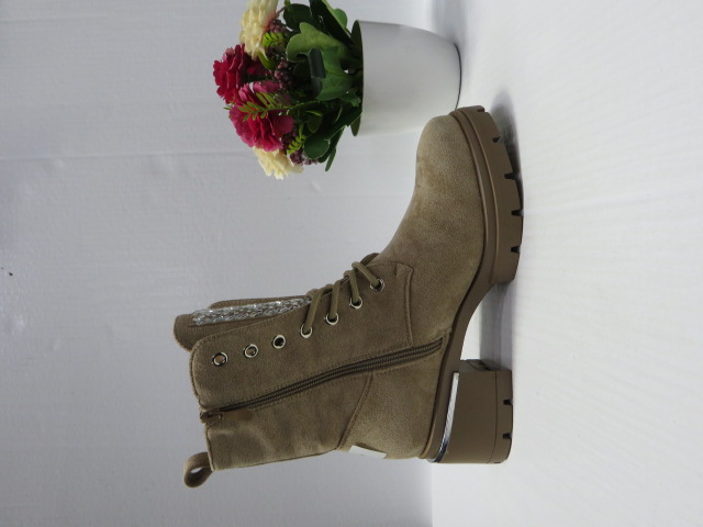 Botki Damskie SH0320-1 KHAKI 36-41 1