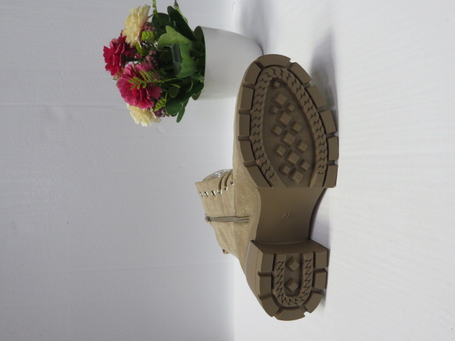 Botki Damskie SH0320-1 KHAKI 36-41 2