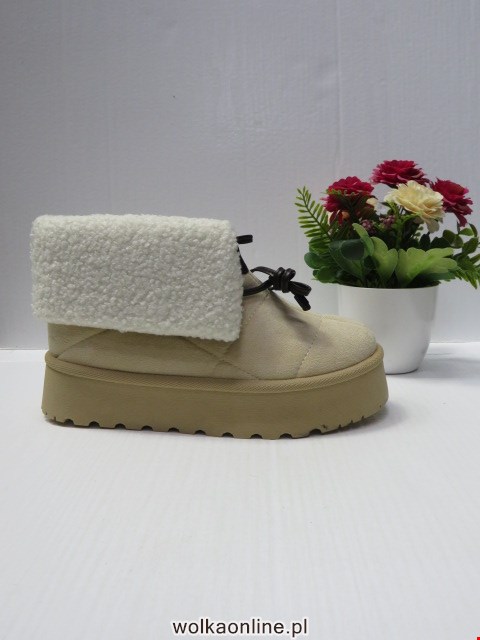 Botki Damskie VL212 BEIGE 36-41