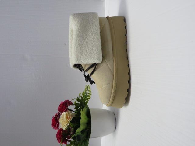 Botki Damskie VL212 BEIGE 36-41 1