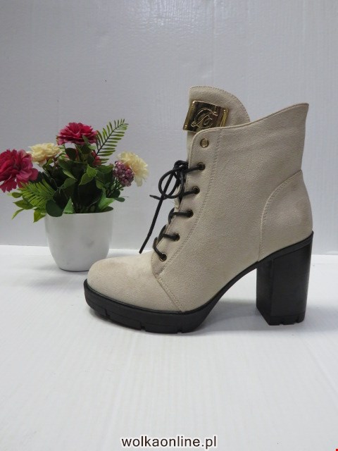 Botki Damskie HBL-102 BEIGE/SUDE 36-41