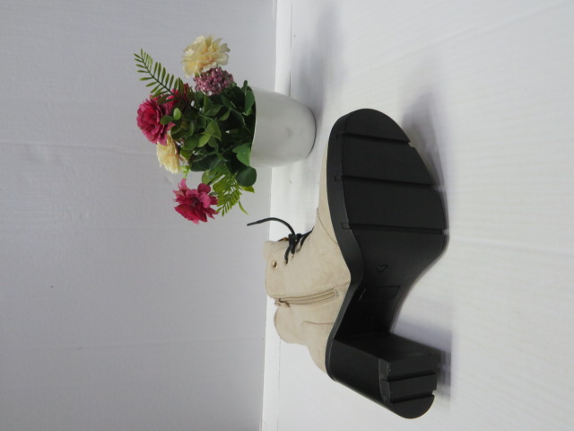 Botki Damskie HBL-102 BEIGE/SUDE 36-41 2