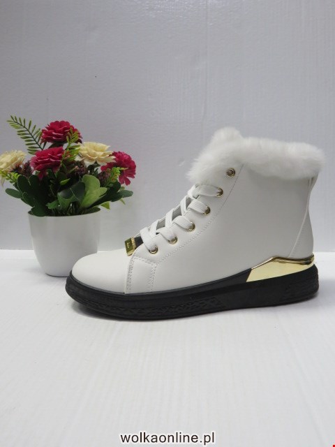 Botki Damskie 3007-2 WHITE/BLACK 36-41