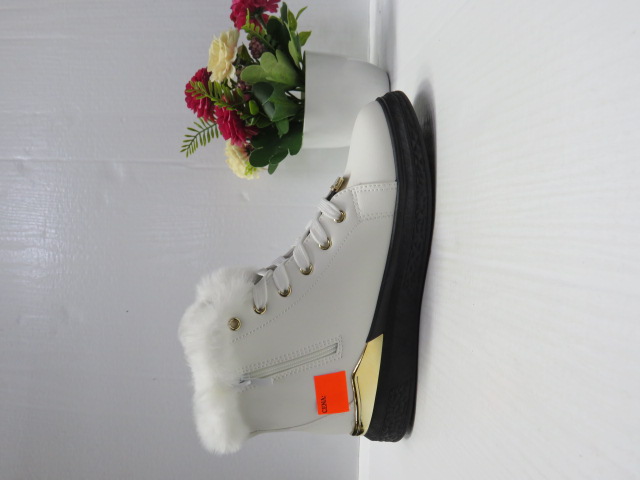 Botki Damskie 3007-2 WHITE/BLACK 36-41 1
