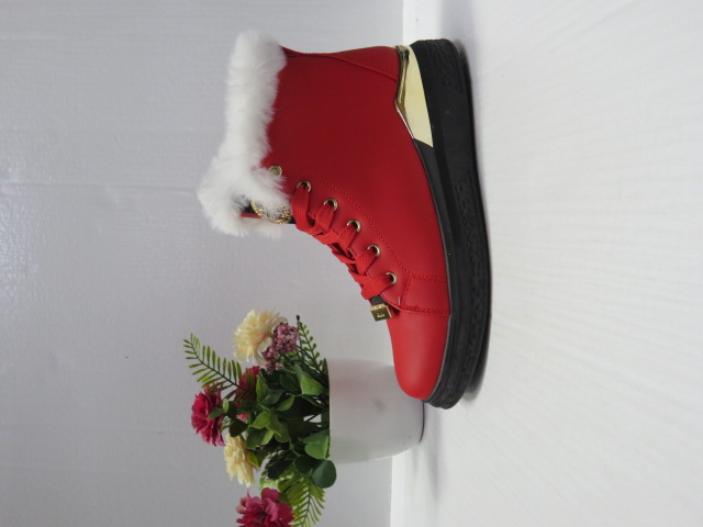 Botki Damskie 3007-4 RED 36-41