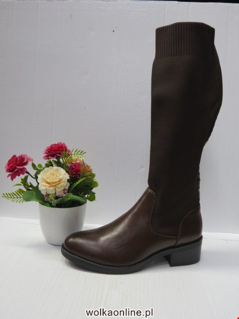 Kozaki Damskie 2102 BROWN 36-41