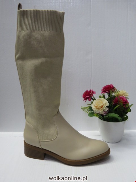 Kozaki Damskie 2102 BEIGE 36-41