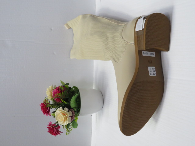 Kozaki Damskie 2102 BEIGE 36-41 2