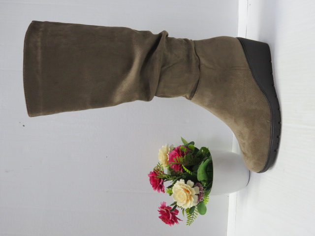 Kozaki Damskie 8818 KHAKI 36-41