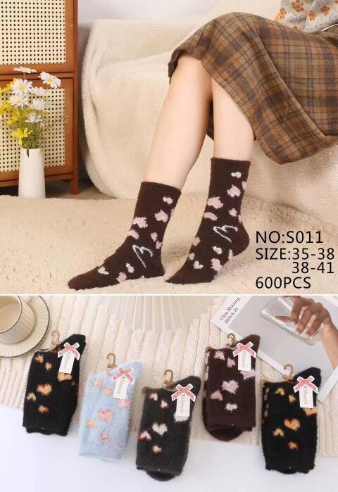 Skarpety damskie zimowe S011 Mix kolor 35-41 1