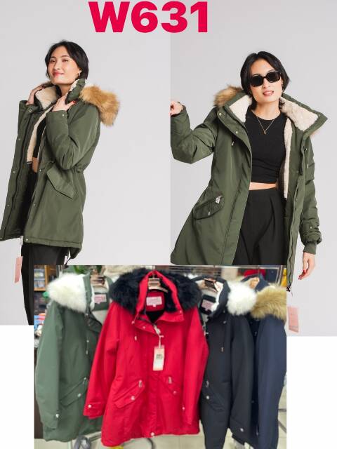 Kurtka  damskie  zimowa W631 1 kolor S-2XL 1