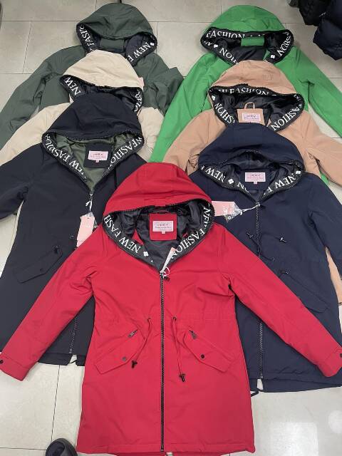  Kurtka Jesienna damskie 1479 1 kolor S-2XL