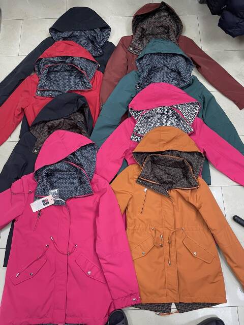  Kurtka Jesienna damskie 1481 1 kolor S-2XL