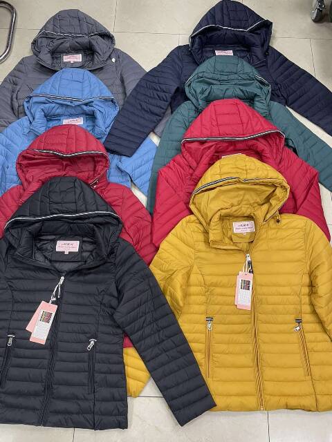  Kurtka Jesienna damskie 1484 1 kolor S-2XL