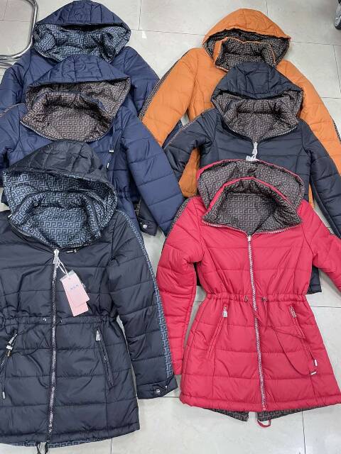  Kurtka Jesienna damskie 1488 1 kolor S-2XL