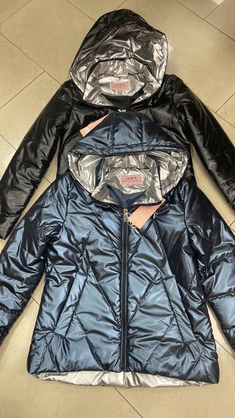  Kurtka Jesienna damskie 1490 1 kolor S-2XL 1