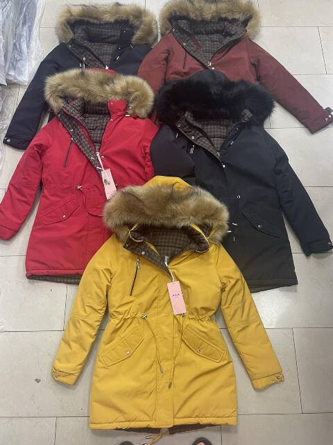 Kurtka zimowa damskie 1495 1 kolor S-2XL 1