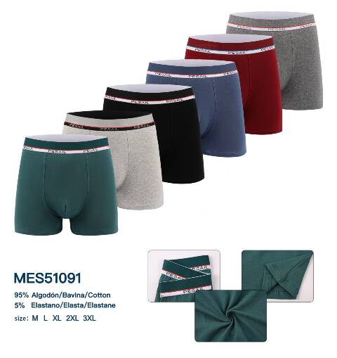 Bokserki męskie 51091 Mix kolor M-3XL
