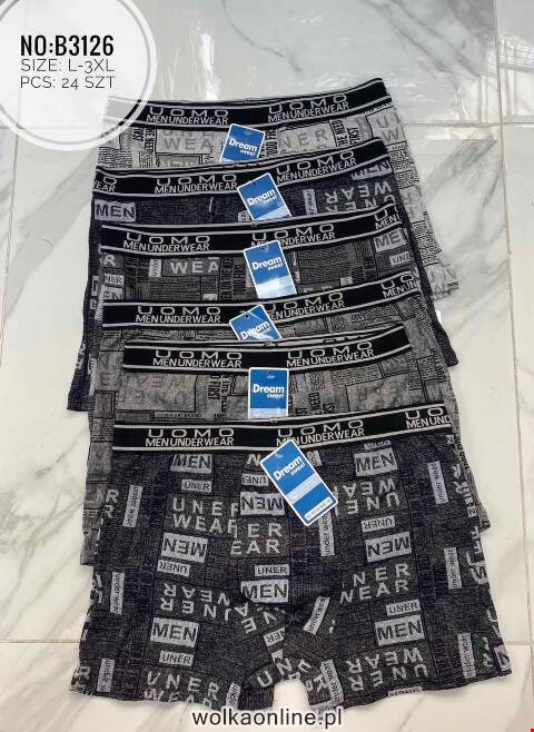 Bokserki męskie B3126 Mix kolor L-3XL