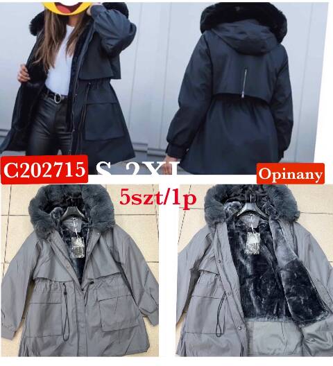 Kurtka damskie zimowa C202715 1 kolor S-2XL 1