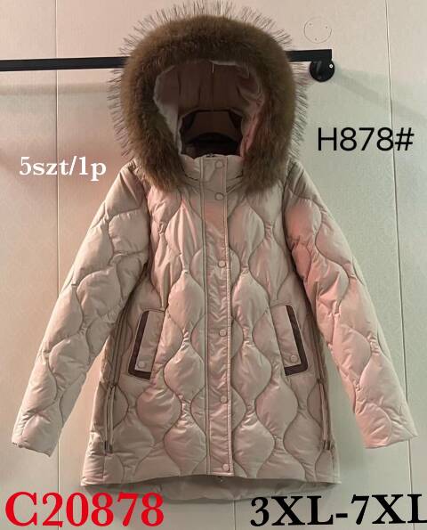 Kurtka damskie zimowa H878 1 kolor 3XL-7XL 1