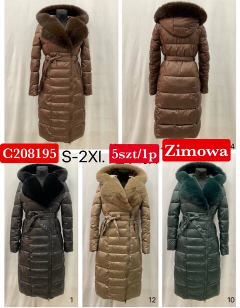 Płaszcze damskie C208195 1 kolor S-2XL