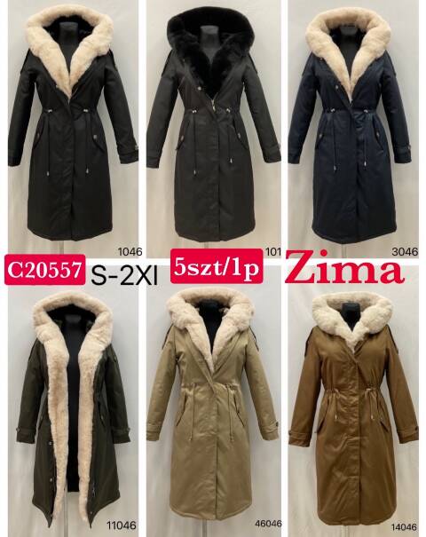 Płaszcze damskie C20557 1 kolor S-2XL 1