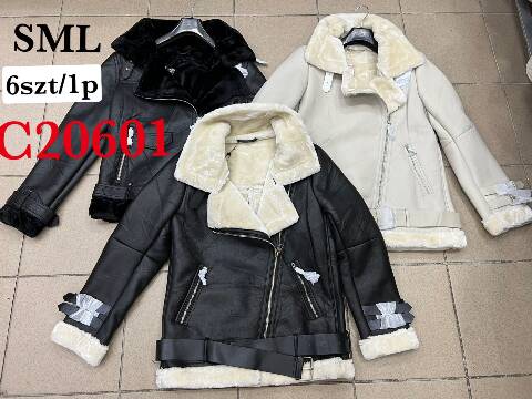 Kurtka skora damskie zimowa  C20601 1 kolor S-L 1