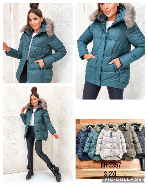 Kurtka damskie zimowa BH2357 1 kolor S-2XL 1