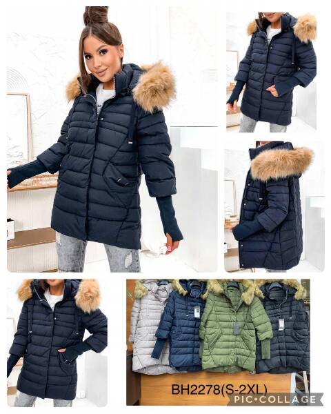 Kurtka damskie zimowa BH2278 1 kolor S-2XL 1