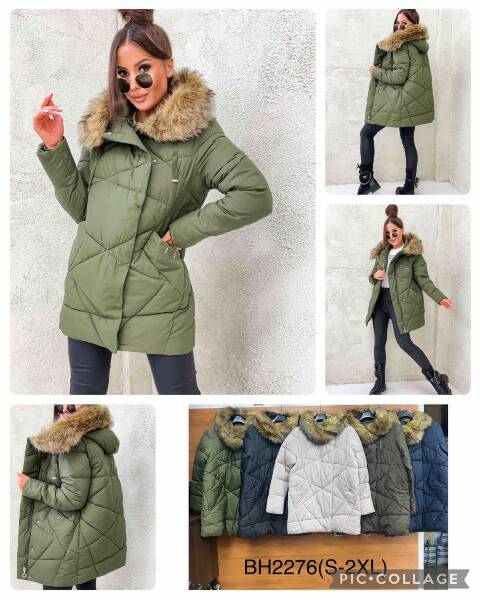 Kurtka damskie zimowa BH2276 1 kolor S-2XL 1